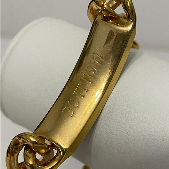 Joan Rivers Gold Tone ID Bracelet - Picture 10 of 12